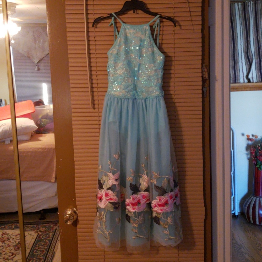 Stunning custom embroidered dance costume